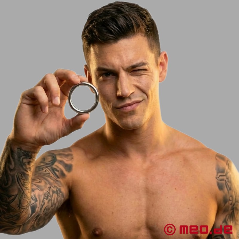 Kovový krúžok na penis - Cock Ring ClassicSteel - Klasika medzi krúžkami na penis - Stredne ťažká verzia - 3