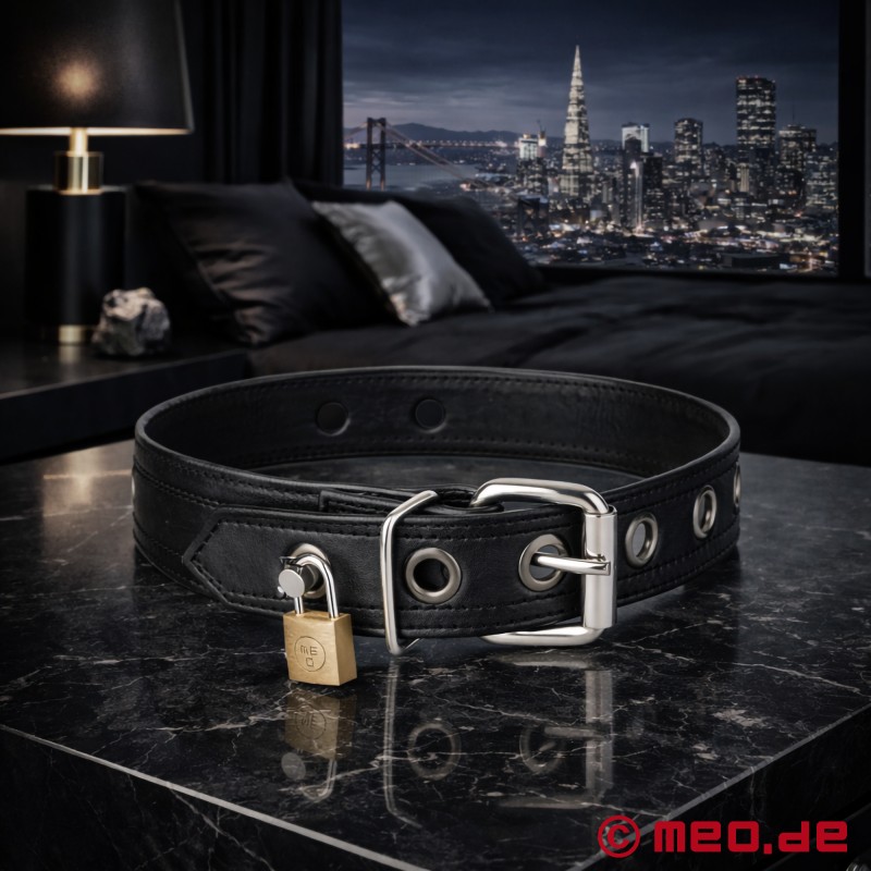 Abschließbares Halsband aus Leder - San Francisco™-Kollektion von MEO® - 2