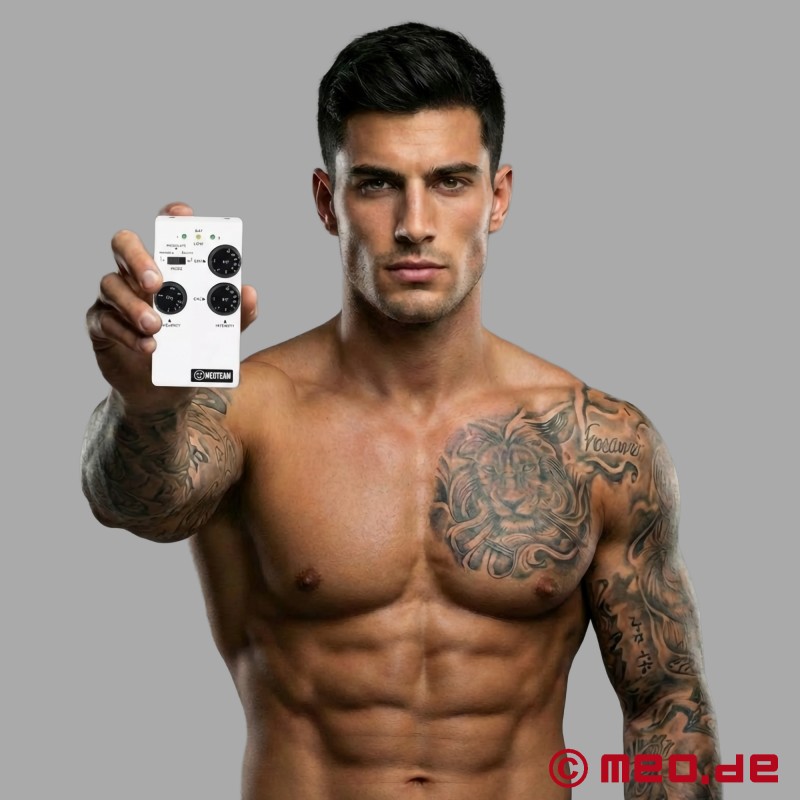 SexBox con accesorios - electroestimulador para pene, testículos, ano y pezones - MEO Alemania - 1