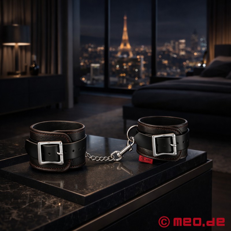 Luxus-Handfesseln aus Ziegenleder, Faubourg-Kollektion - 2