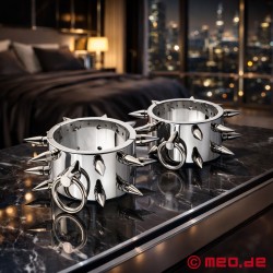 ThornLord Spiked Ankle Irons by Dr. Sado – Brutal Bondage for the Truly Obedient