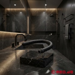 AquaFlex πρωκτική πλύση από σιλικόνη με διεγερτικά νεύρα - Thumbnail