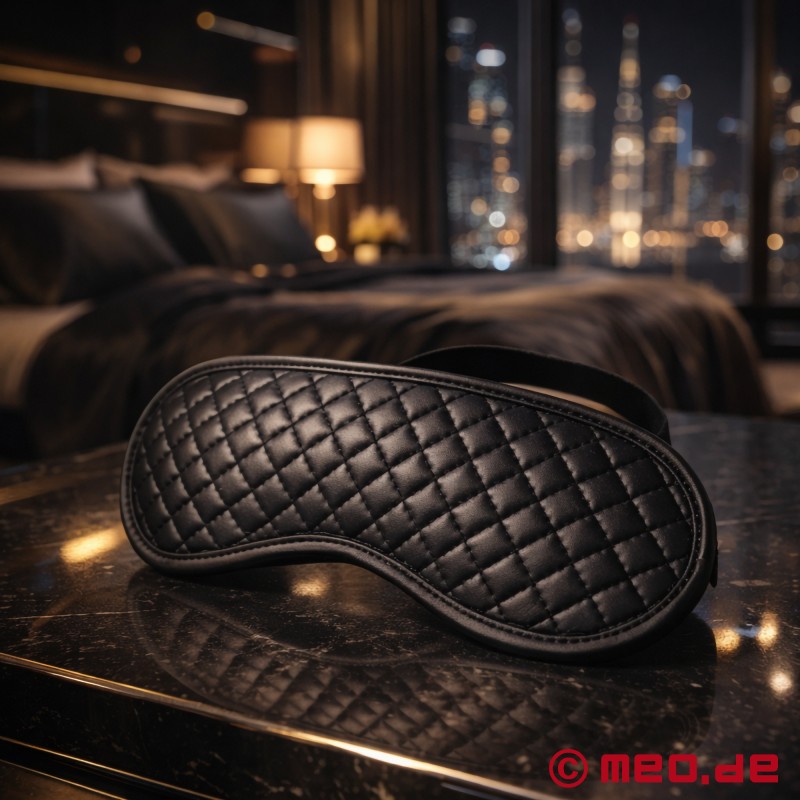 BDSM nahkaisen silmämaskin Black Diamond™ sarja MEO®:lta - 2