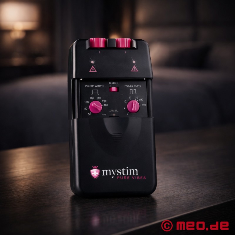 Mystim PURE VIBES - Analogový elektrostimulační přístroj pro intenzivní elektrosex - 1
