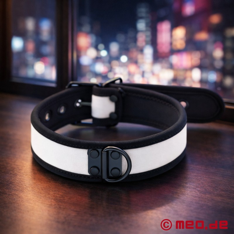 Halsband aus Neopren in Weiß - MEO® Germany - 3