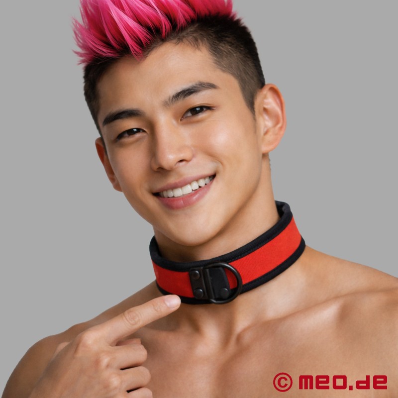 Halsband aus Neopren in Rot - MEO® Germany - 2