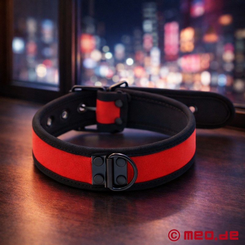 Halsband aus Neopren in Rot - MEO® Germany - 3