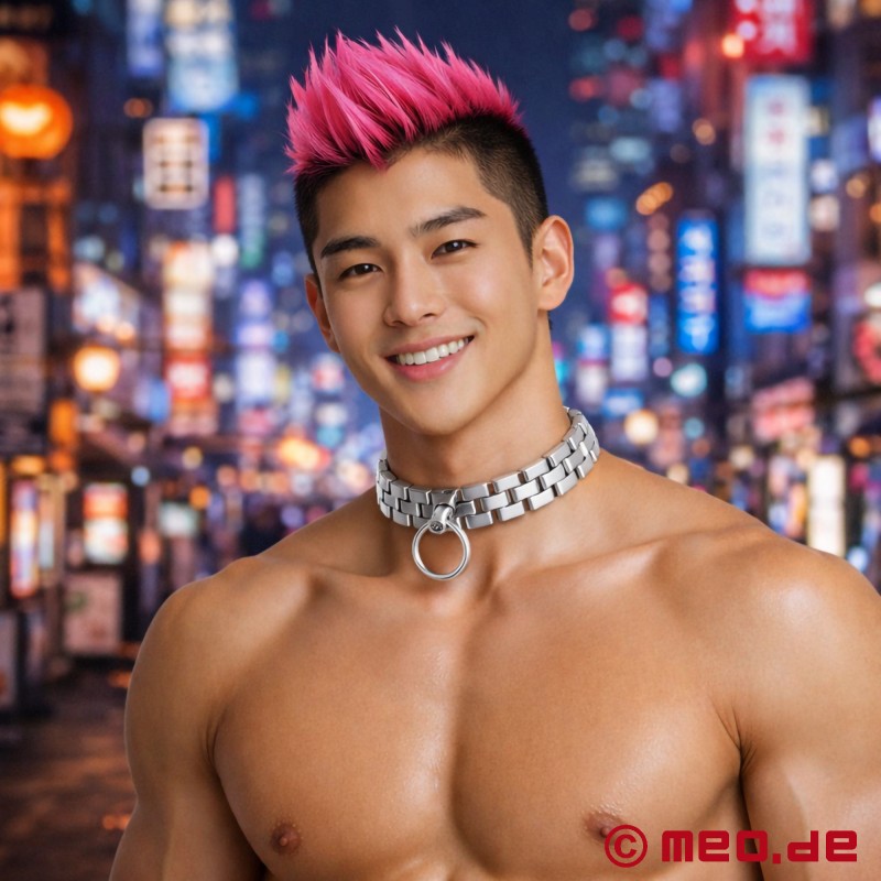 Collar BDSM Spartacus™ - plata - Collar bondage de metal noble - 2