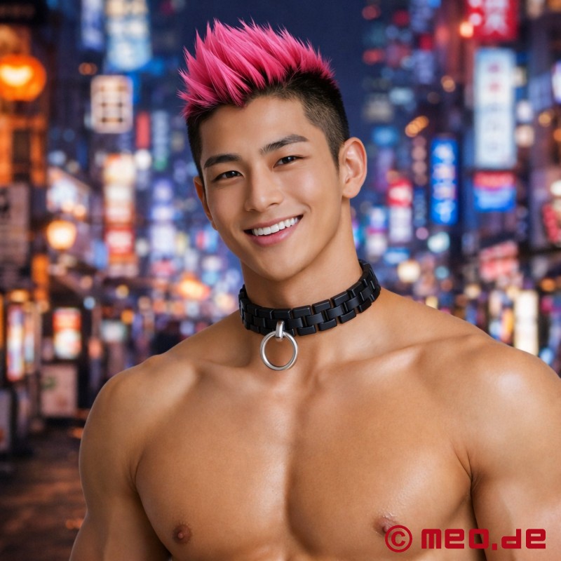 BDSM yaka Spartacus™ - siyah mat - Asil metal esaret yaka - 2