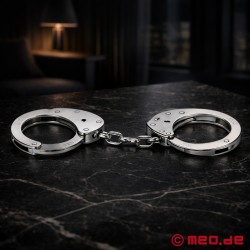 Clejuso Police Handcuffs No. 11 - Professional Steel Police Handcuffs from Germany - Thumbnail