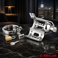 NoPacha InfernoCage – Spiked Chastity Device with Urethral Sound