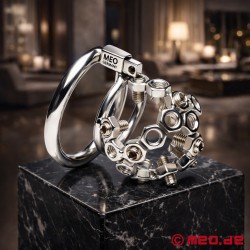 Ultimate Chastity Cage с шипове - Thumbnail