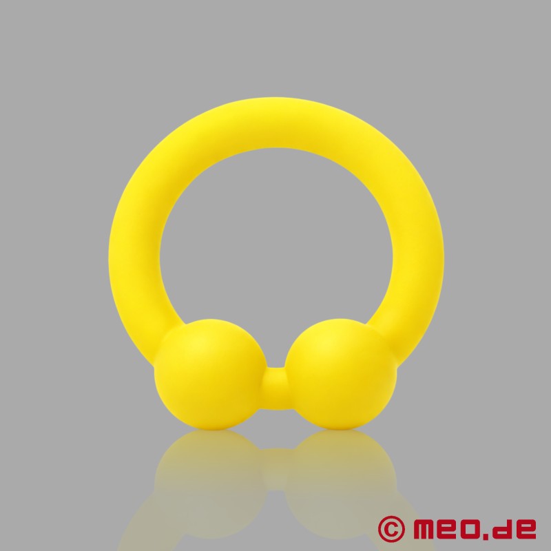 BullRing™ jaune par Cazzomeo® - Le cockring ultime pour des érections d’acier - 2