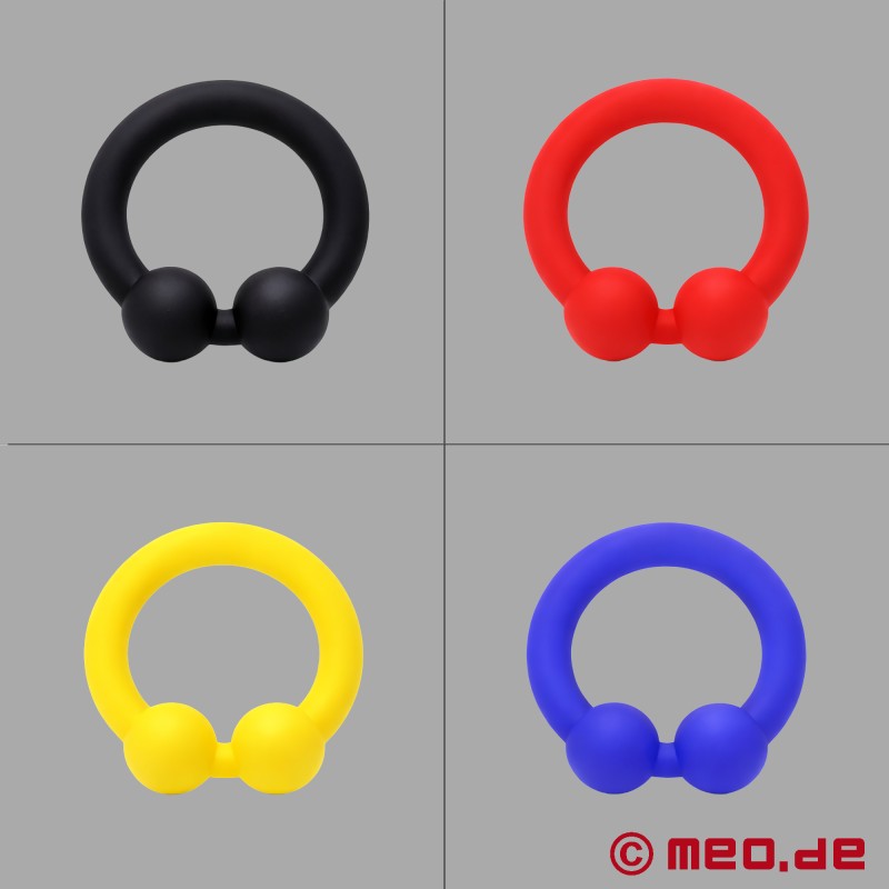 BullRing™ jaune par Cazzomeo® - Le cockring ultime pour des érections d’acier - 4