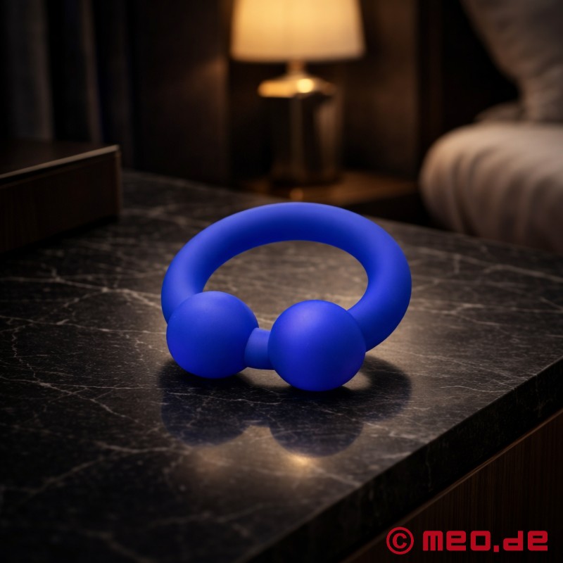 BullRing™ bleu par Cazzomeo® - Le cockring ultime pour des érections d’acier - 1