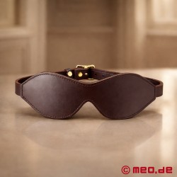 Masque pour les yeux de luxe en cuir - Collection Bohème - Thumbnail