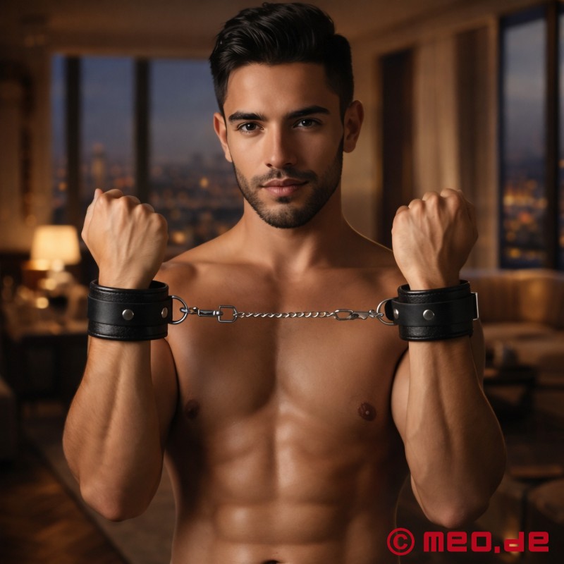 Faubourg – Luxury Padded Goatskin Wrist Cuffs - 1