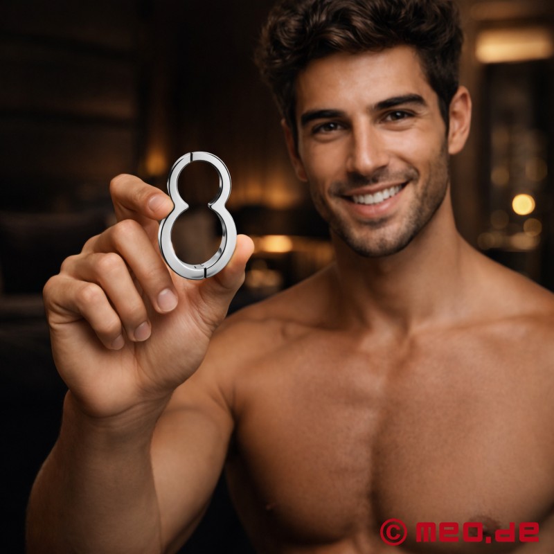 CockBuster 2.0 - Anatomic Stainless Steel Cock Ring for Easy Use & Harder Erections - 2