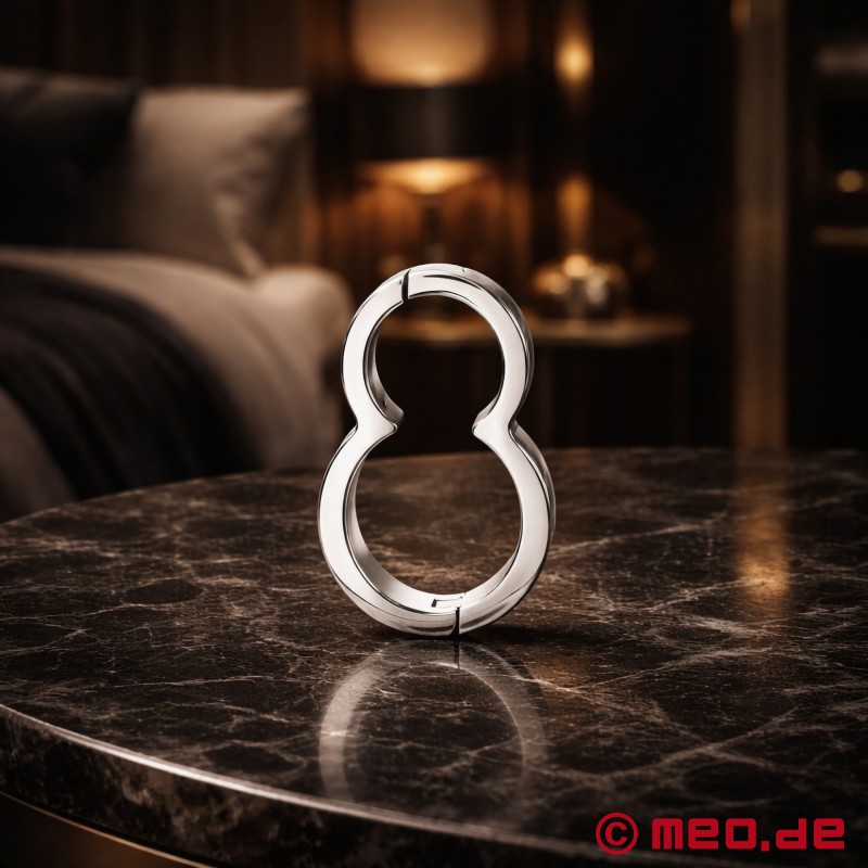 CockBuster 2.0 - Anatomic Stainless Steel Cock Ring for Easy Use & Harder Erections - 1