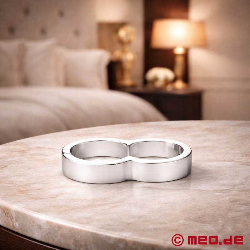 CockBuster 2.0 - Anatomic Stainless Steel Cock Ring for Easy Use & Harder Erections - 6