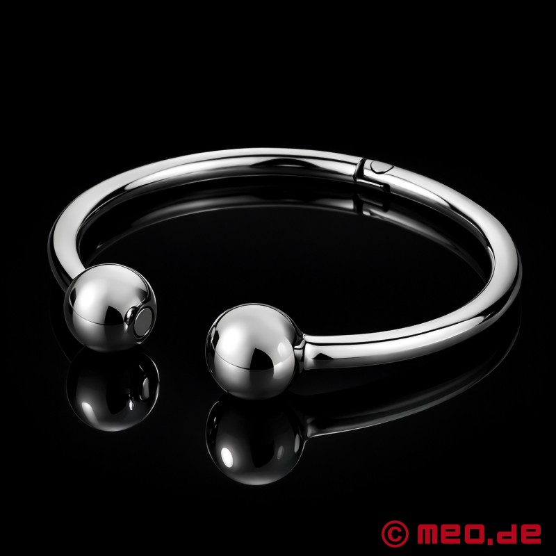 Halsband met kogelsluiting "Euphoria" - Stalen fetish halsband - 5