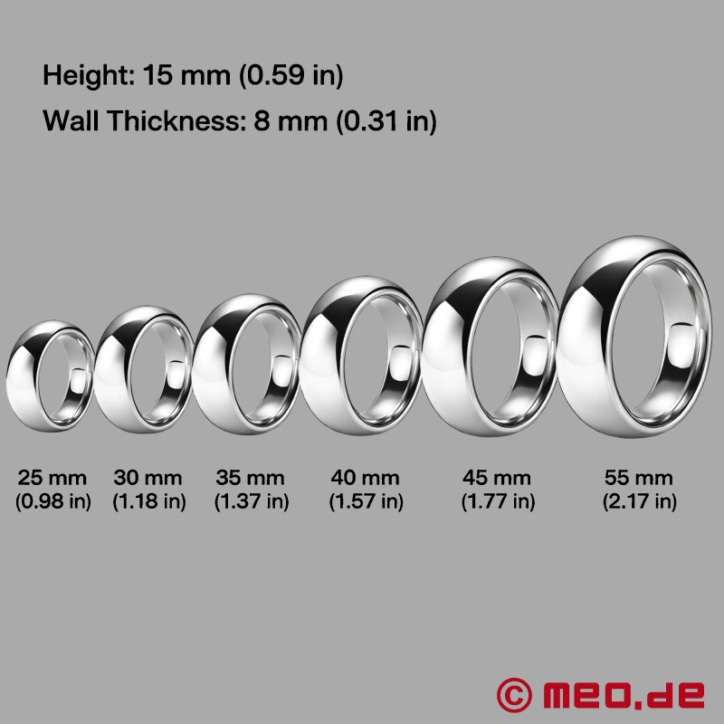 Donut Royal™ - cockring de aço inoxidável de luxo - 5