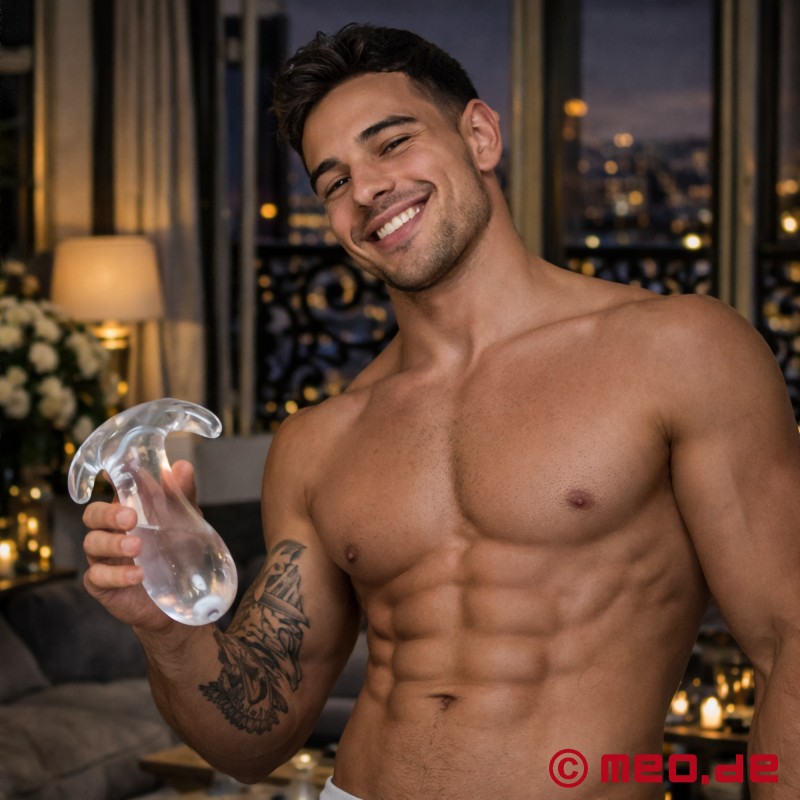 AnalWonder™ 2.0 de MEO® - Buttplug transparent en TPE - 2