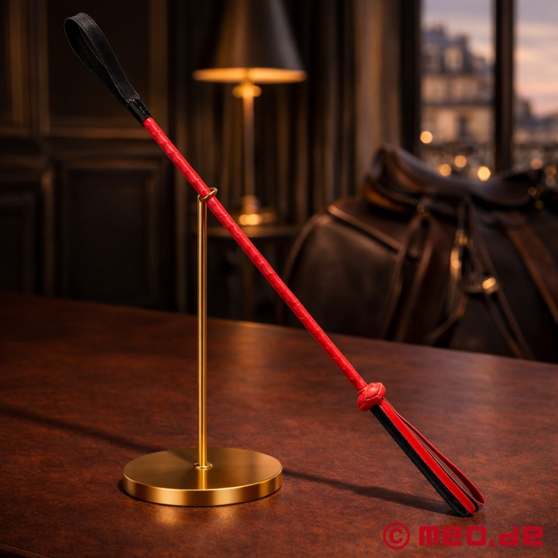 Cravache BDSM en rouge pour les débutants et les pros - 2