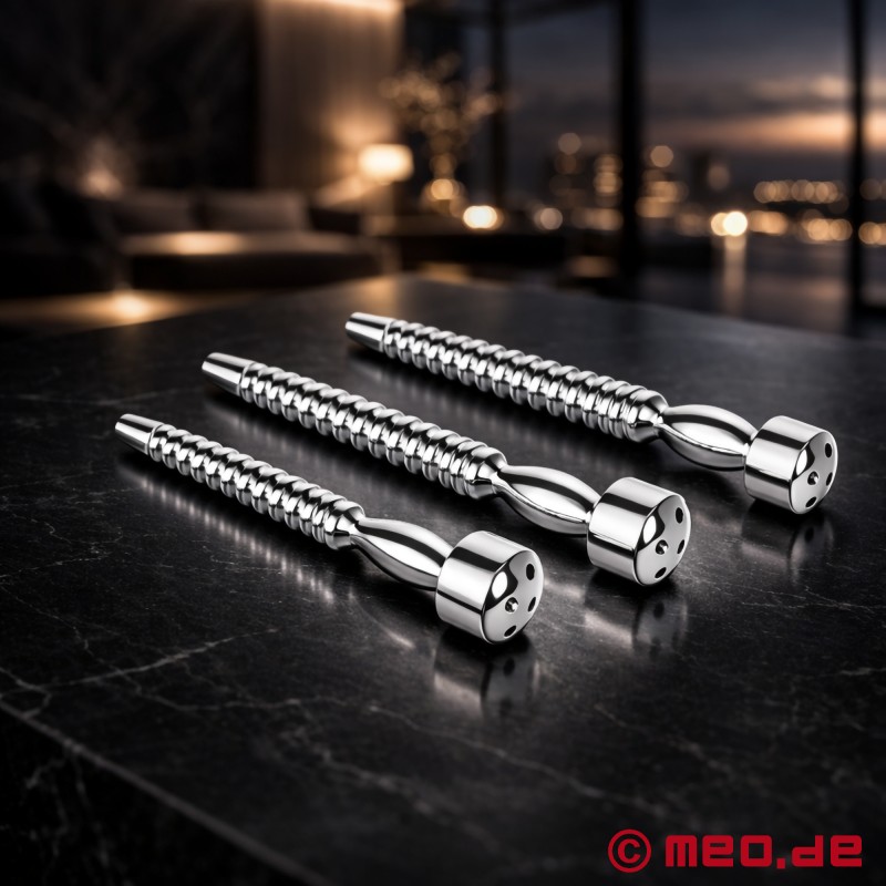 SpermFountain™ - Penis plug em aço inoxidável - 1
