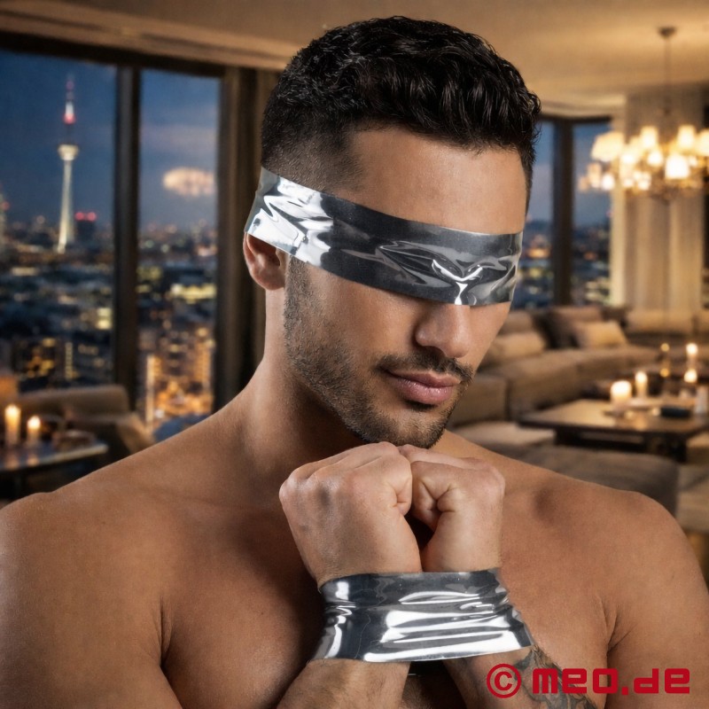 Bandă bondage argintie - MEO - 1