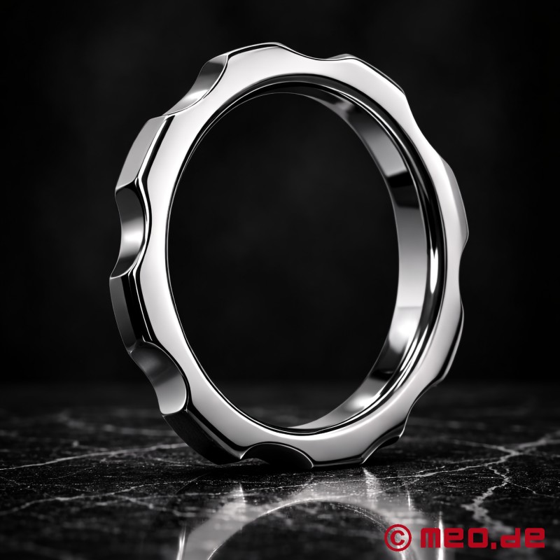 Cock Ring de acero inoxidable - EngranajeHead™ - 1