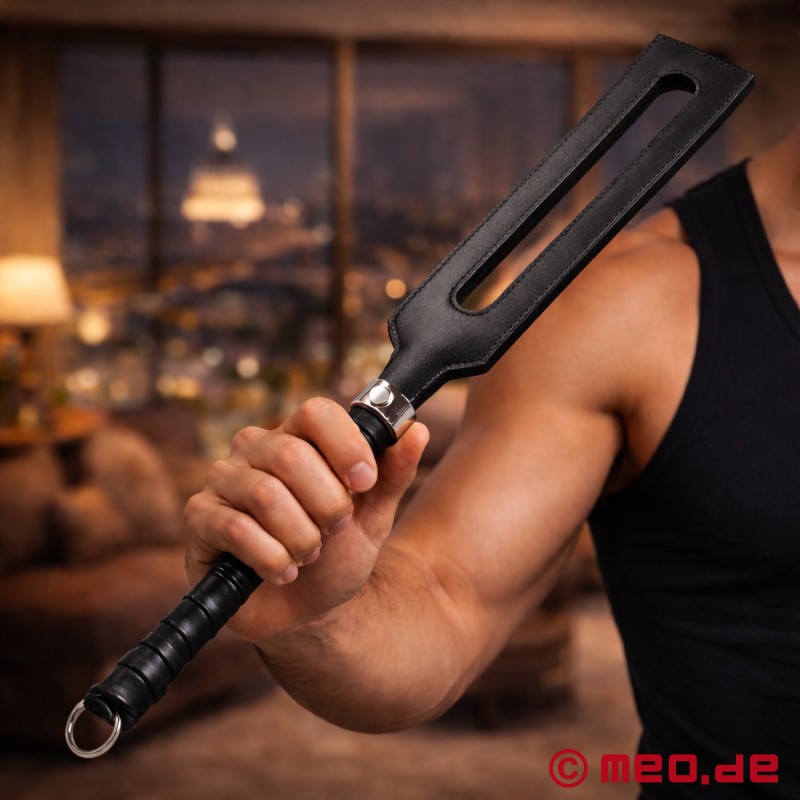 Skórzane BDSM paddle - 5