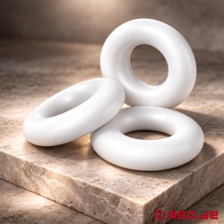 Conjunto de 3 anéis para o pénis "Innocenza" da Amoremeo