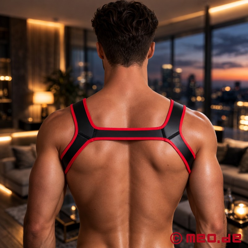 SignalFrame™ by MEO® - Erkekler için seksi neopren üst vücut kemeri - 11