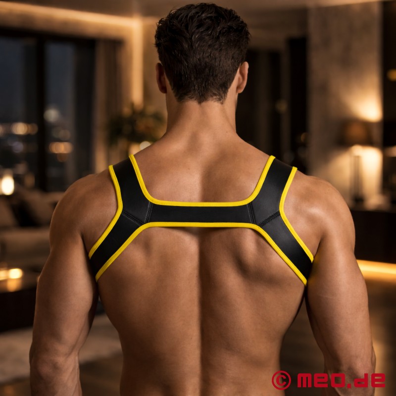 SignalFrame™ by MEO® - Sexy overkroppssele i neopren for menn - 13