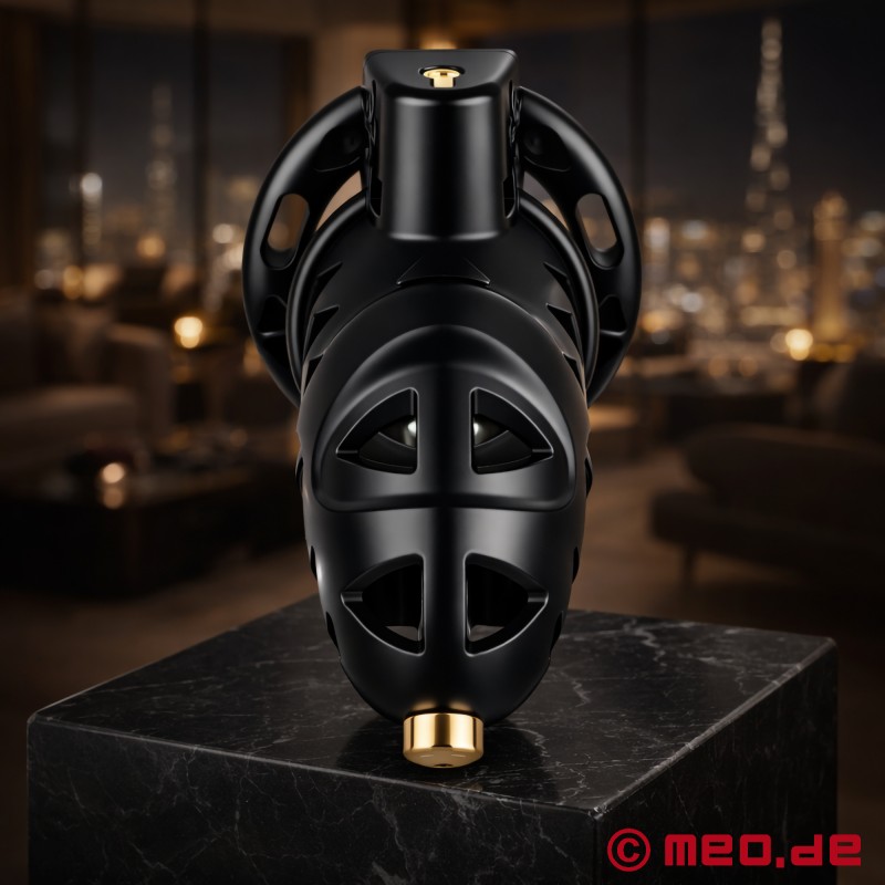 NoPacha® BlackCenturion™ от MEO® - Клетка за целомъдрие за мъже - 1