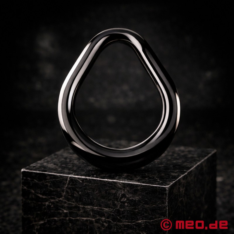 AlphaMale® BlackSteel™ by MEO® - Oval Metal Cock Ring - 4