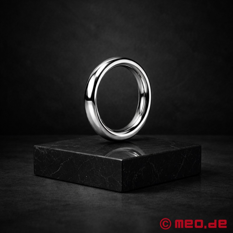 Metallinen kalurirengas - Cock Ring ClassicSteel - Klassikko kalurirenkaiden joukossa - Kevyt muotoilu - 1