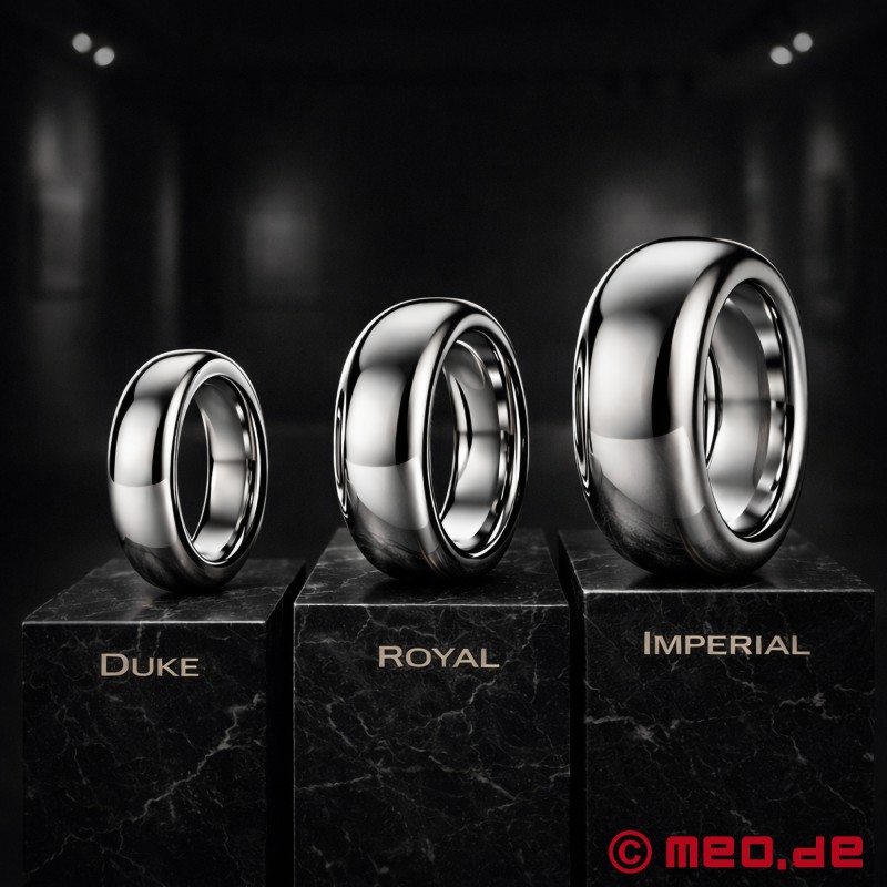 Donut Duke ™ - πολυτελές Cock Ring από ανοξείδωτο χάλυβα - 3