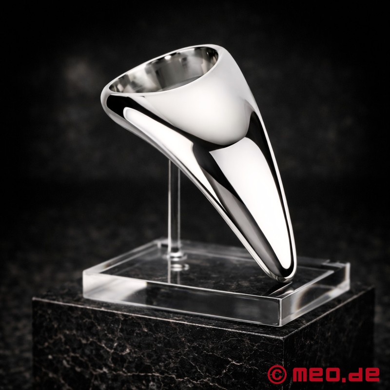 MEO® SilverTongue™ - Cock Ring от неръждаема стомана със стимулация на перинеума - 4