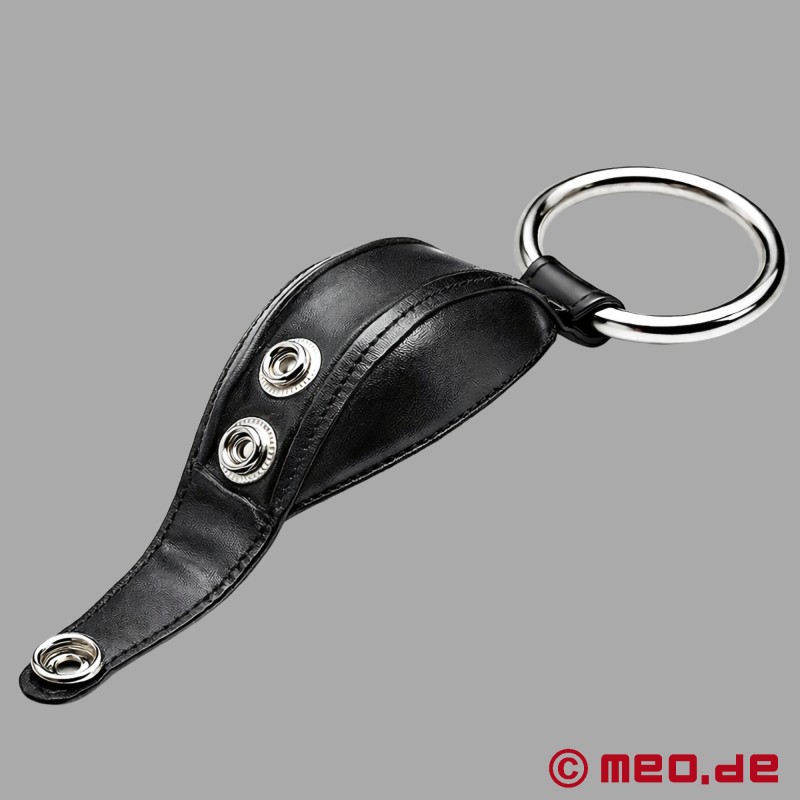 CockPrison by Dr Sado - Leather & Steel Straitjacket for Cock and Balls - 4
