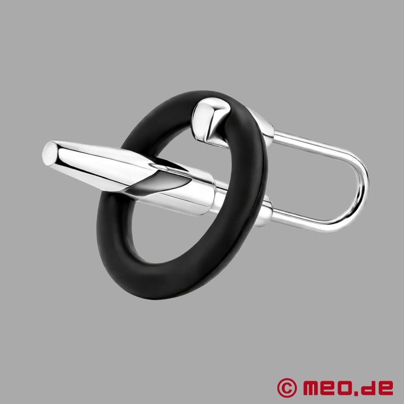 OrgasmLock - plug per il pene con anello per il glande - 2
