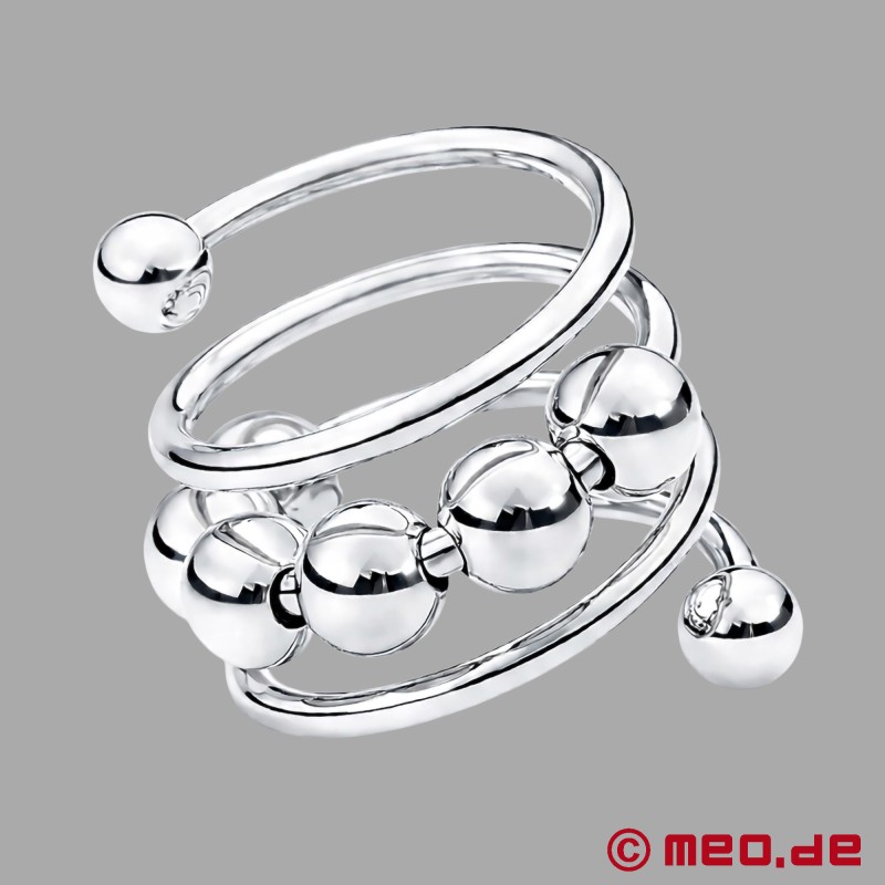 ORBIT™ Spiral Glans Ring - Stainless Steel Cock Ring by MEO® - 3