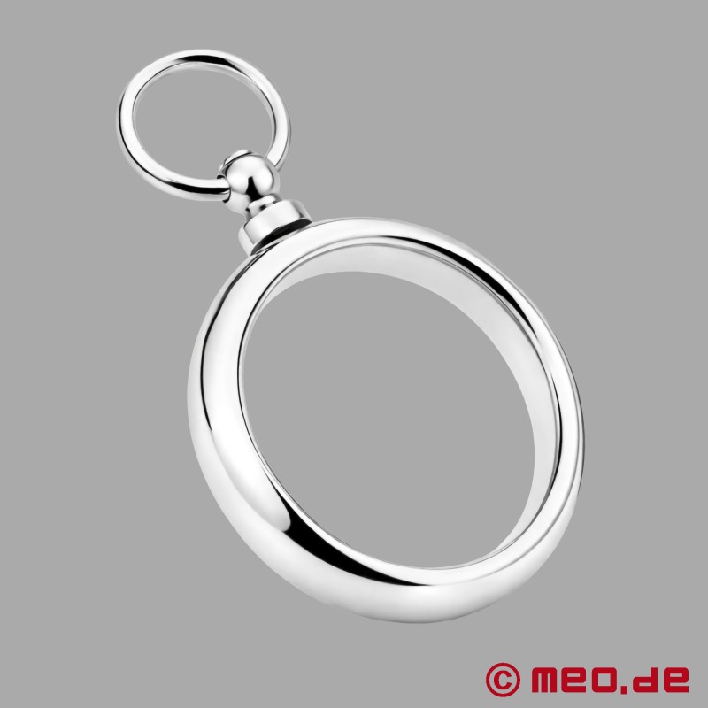 CommandRing™ - Cock Ring de acero inoxidable - Con anillo guía para un control definitivo - 5