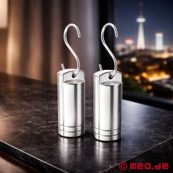 PowerWeight™ от MEO® - БДСМ гиря из нержавеющей стали с S-образным крюком - Thumbnail