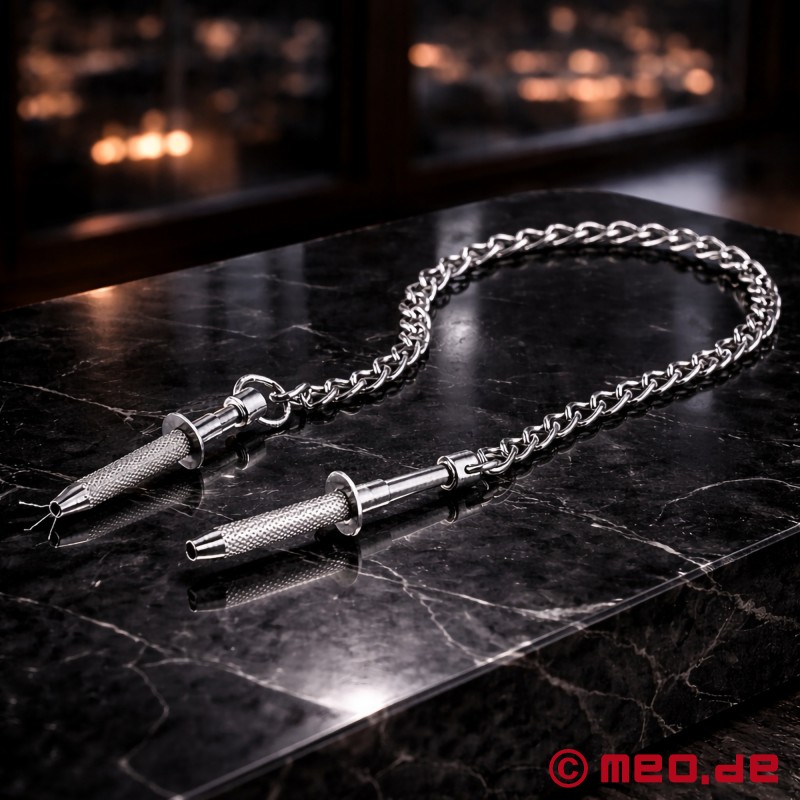 Clinging Claws Nipple Clamps - Precision Stainless Steel BDSM Clamps for Intense Nipple Torture by MEO - 1