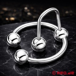 Inel pentru gland "Combo Sperm Stopper" de la MEO - Inel pentru gland cu dop de spermă - Thumbnail