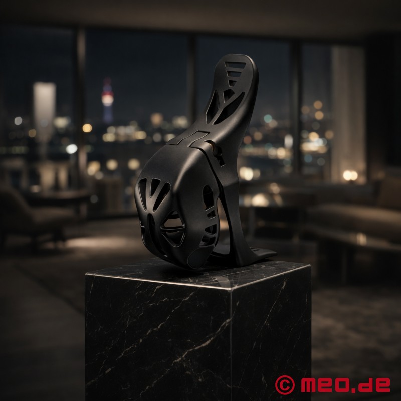 Cage de chasteté NoPacha® Ventra™, noire, courte - 1