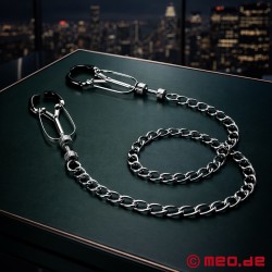 MasoGrip™ di Dr. Sado® - Morsetti per capezzoli con catena
