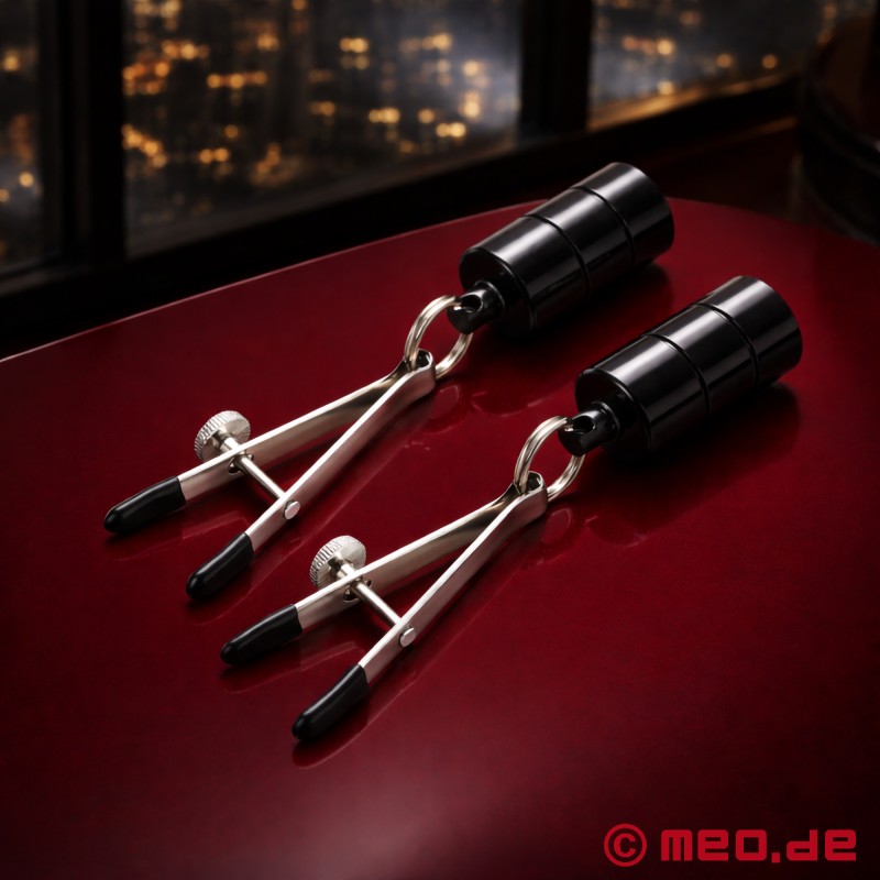 Nipple Clamps with Weights - Adjustable - 2